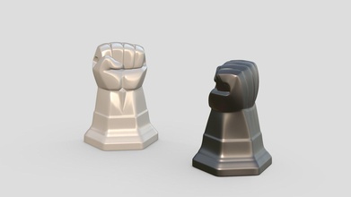 chess strong figure pawn - buy royalty free 3d model marat c44bd81 3d print model - Mito3D