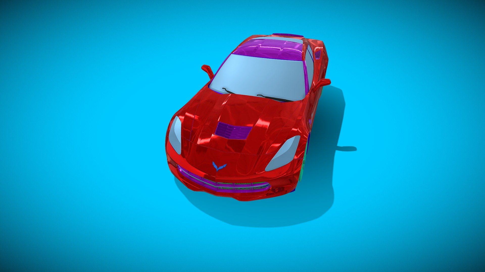 chevrolet corvette stingray+c7 - buy royalty-free modello 3d mohan mohan355634gh fff4b82 premium ogni compagno può usare il per animare auto renderle più impressionante raffreddare la sua dipendere vostra immaginazione 3D print model - Mito3D