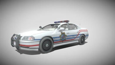 chevrolet impala highway patrol - download free 3d model captaindavid100k 016e93b 3d print model - Mito3D