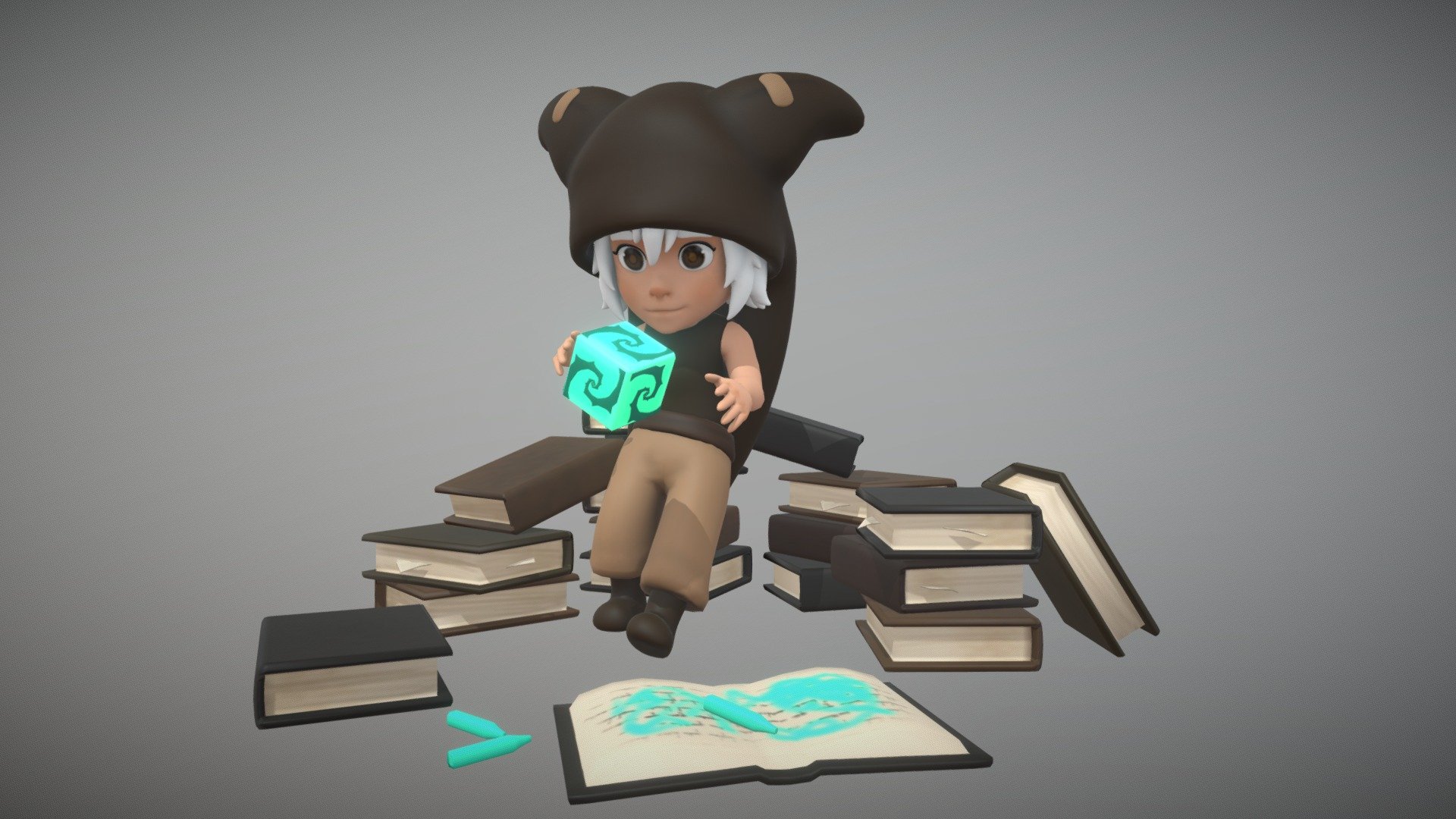 chibi wakfu 3d modello jessyca jm 64afdec 3D print model - Mito3D