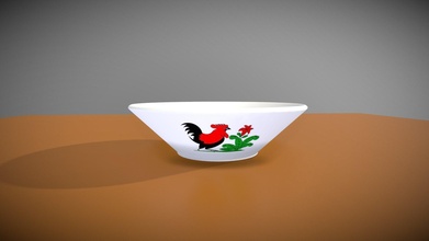 chicken bowl - mangkok ayam download free 3d model fauzan antony antonyfauzan f0b3938 3d print model - Mito3D
