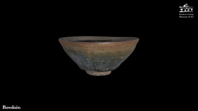 chienware tea bowl temmoku - 3d model bowdoin college museum art bowdoin-college-museum-of-art 041efb5 3d print model - Mito3D
