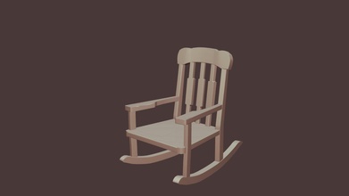 childrens's rocking chair - 3d model arianadeleon 6f61649 3d print model - Mito3D