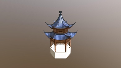 chinês pavilhão 3d modelo carma sofjamel 9db98df 3d print model - Mito3D