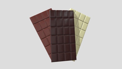 chocolate bars - buy royalty free 3d model plaggy 179a700 it&rsquo s feeling you might have without 2048 x2048 pbr textures normal map baked high poly if need help question please do not hesitate contact me happy plaggynet gmailcom formats fbx dae max obj mtl png gltf usdz polygon 1272 vertices 1278 yes ao albedo metal rough materials uv mapped unwrapped uvs non overlapping 3d print model - Mito3D