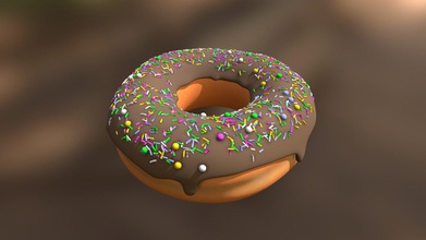 Chocolat Donut arrose 3d modèle laudostudio 39926e9 3d print model - Mito3D