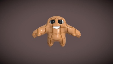 chocolate golem v20 - download free 3d model nikita prostuda213 2f1c22d maybe previous version didn&rsquo t look much like but now i&rsquo ve added bar although still think looks cookie 3d print model - Mito3D