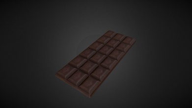 chocolate plato lowpoly descargar gratis 3d modelo dmitriy Siberia ltxxwsiberia 0287751 3d print model - Mito3D