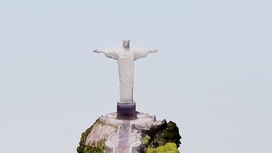 christ redeemer statue corcovado mountain - buy royalty free 3d model asen asensio 6393f1a 3d print model - Mito3D