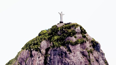 Cristo Redentore statua gobba montagna acquistare royalty gratuito 3d modello asen asensio d1f315a 3d print model - Mito3D