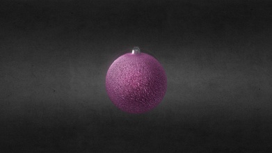 christmas pink glitter ball - download free 3d model kons127 b2a7eab 3d print model - Mito3D