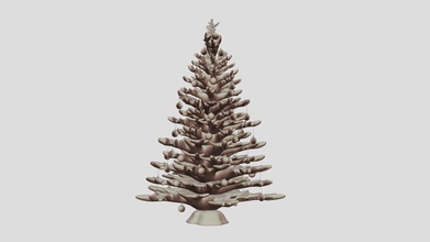 Natal árvore baixar livre 3d modelo dimteam b231671 3d print model - Mito3D