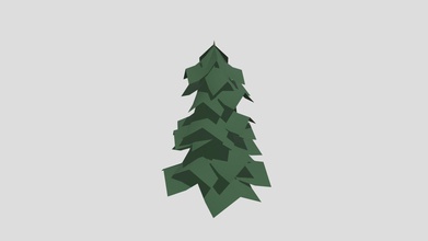 christmas tree textured - 3d model danman29 9a22a68 ornamnets not included 3d print model - Mito3D