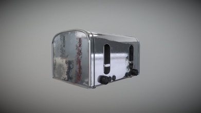 chrome toaster - 3d model simonrcodrington simonrcodrington 3e3c972 fancy shiny quad style chrome toaster complete smuges scratches few other things make look more used weathered perfect your kitchen - chrome toaster - 3d model simonrcodrington simonrcodrington 3e3c972