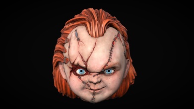 Chucky 3d model anlık maske vassiliosp27 d82b031 3d print model - Mito3D