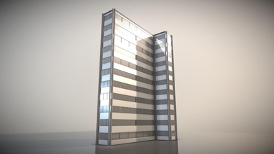 city building design t-1 - buy royalty free 3d model vis-all-3d vis-all tower hotel exterior block skyscraper highrise 3dhaupt software-service-john-gmbh hochhaus city-building-t1 bauwerk wolkenkratzer building-design city-building-design-t-1 urban-building unity architecture scifi futuristic house construction 3d print model - Mito3D
