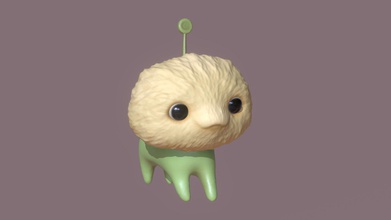 cj7 - download free 3d model 4licia d3e676b alien dog movie 2008 thought sculpting theme &ldquo cute alien&rdquo sculpted zbrush less than 100k polycount total little challenging have think sculpt fur ended up downloading brush 3d print model - Mito3D