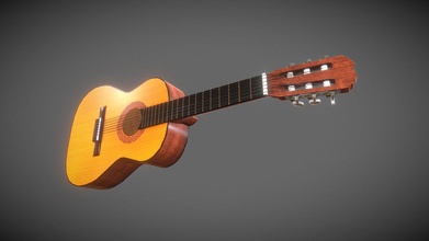 klassisch Gitarre 3d Modell micha Rudowski Elyandel b65bafb 3d print model - Mito3D