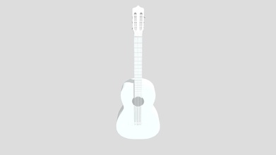 klasik akustik gitar - 3d model skilltowski 417b64e ilk render gerçekten ben gurur ve %25 çok mutlu paylaşmak herkes m 3d print model - Mito3D