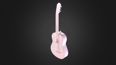 klasik gitar - satın royalty free 3d model evermotion firması 22b509c son derece detaylı müzik aleti tüm gölgeleme malzemeleri dokular kullanıma hazır sadece sahne koymak 3d print model - Mito3D