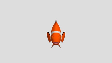 clown fish - 3d model ramesh mondal rameshmondal 669bfc4 my youtube channel link https wwwyoutubecom uccgm9u869819i9asyrca64q view subscriber hop best 3d print model - Mito3D