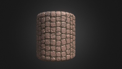 cobblestone material - 3d model -tinderbox- 44eb225 3d print model - Mito3D