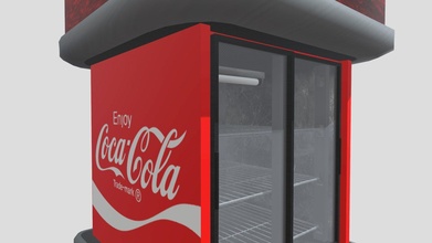 Coca Cola tampo mesa frigorífico livre poli baixar 3d modelo acbradio 0f203d3 3d print model - Mito3D