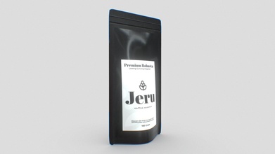 Kahve fasulye çanta 160 gram satın almak telif Bedava 3d model robertrestupambudi İçmek Gıda depolama ürün kafe ambalaj Emlak sırt çantası game ready markalaşma asset 3d print model - Mito3D