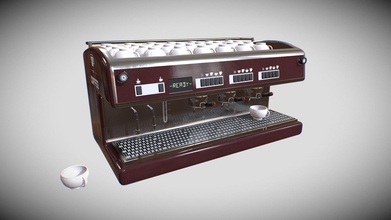Kaffee Maschine Kaufen Lizenzgebühren frei 3d Modell Cardiosaurus 2cd1307 3d print model - Mito3D