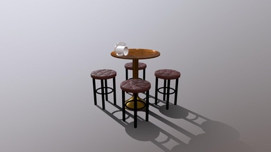 coffee table set - 3d model bigcatdaniel lildaniel505 cf1746a 3d print model - Mito3D