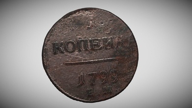 moneda emperador Pablo 1799 descargar gratis 3d modelo igor Denisov digor 4006bad 3d print model - Mito3D