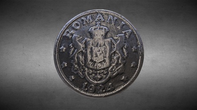 moneta regno Romania 1924 Scarica gratuito 3d modello igor denisov digor 5be8861 3d print model - Mito3D