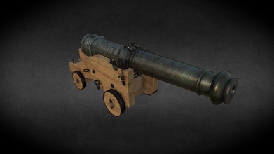 colubrina cannon 16th century - buy royalty free 3d model karluhenry 1b22e24 3d print model - Mito3D