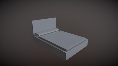 confortável cama 3d modelo Ulvikericoglu b02273b 3d print model - Mito3D