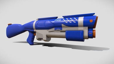 commission hyper stream water gun - 3d model smokefumus d8a4137 3d print model - Mito3D