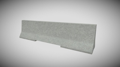 concrete barrier 04 - buy royalty free 3d model rocz3d e36894d 3d print model - Mito3D