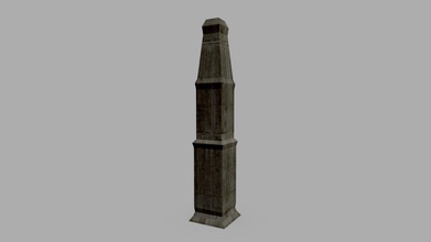 monumento de concreto - descargar gratis 3d modelo alz1970 8171dd0 hormigón pilar creado licuadora 3d print model - Mito3D