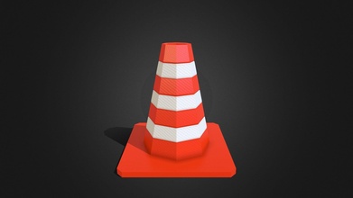 cone road lowpoly - buy royalty free 3d model leandro salerno leansaler 1f4b706 3d print model - Mito3D