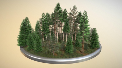 iğne yapraklı orman nadelwald çam ağaçları ladin satın almak telif Bedava 3d model vis all 8ff2d14 ağaç Baum el yapımı mantarlar çamlar game ready blender zehirli mantar 3d print model - Mito3D