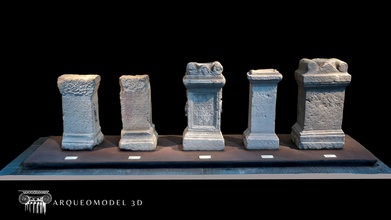 konjunto aras hispano romanas müze Navarre 3d model arqueomodel3d Juanbrualla ce3abbe 3d print model - Mito3D