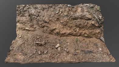construction site dug-out trench ditch - buy royalty free 3d model matousekfoto 564746e dig excavation building ground earth work clay cliff wall photogrammetry scan 120 x 24mp 16k texture 3d print model - Mito3D