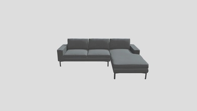 contemporary sofa - 3d model leoperezart 69ef750 3d print model - Mito3D