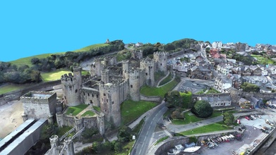 Conwy kale castell kuzeyinde Galler satın almak telif Bedava 3d model libantiel dünya dönüm noktası miras fotogrametri cazibe turizm unesco turist eski bina 3d print model - Mito3D