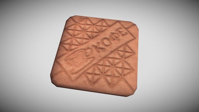 cookie - buy royalty free 3d model studio z 58d8c6c low poly game-ready ha inscription russian coffee has existed many decades ussr very common not subdivision real scale units cm proportions sizes observed close possible object 5 4 x 0 6 3d print model - Mito3D