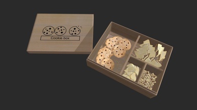 cookie box - 3d model kirigirinon 27b14fc 3d print model - Mito3D