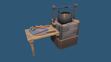 cooking station - download free 3d model paigeyleighwolf f4c9832 3d print model - Mito3D
