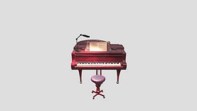 coraline grand piano - 3d model nymchee a678bc8 3d print model - Mito3D