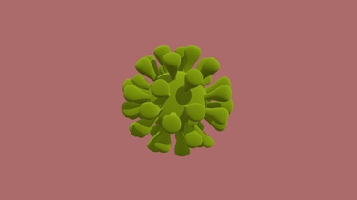 coronavirus 3d model - download free jamilsiddiqi 4339565 global pandemic covid-19 situation made simple using blender animation software medicine microbiology 3d print model - Mito3D