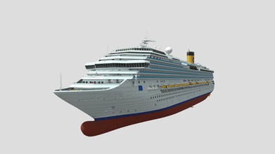 costa concordia cruise ship - buy royalty free 3d model squir3d 90ab005 high detailed created squir team 3d print model - Mito3D