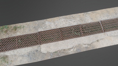 countryside road drainage grate - buy royalty free 3d model matousekfoto 8d9783b 3d print model - Mito3D